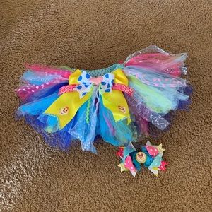 Bottoms - Baby Shark Tutu & matching hair bow + mommy shark Bottoms - Baby Shark Tutu & matching hair bow + mommy shark